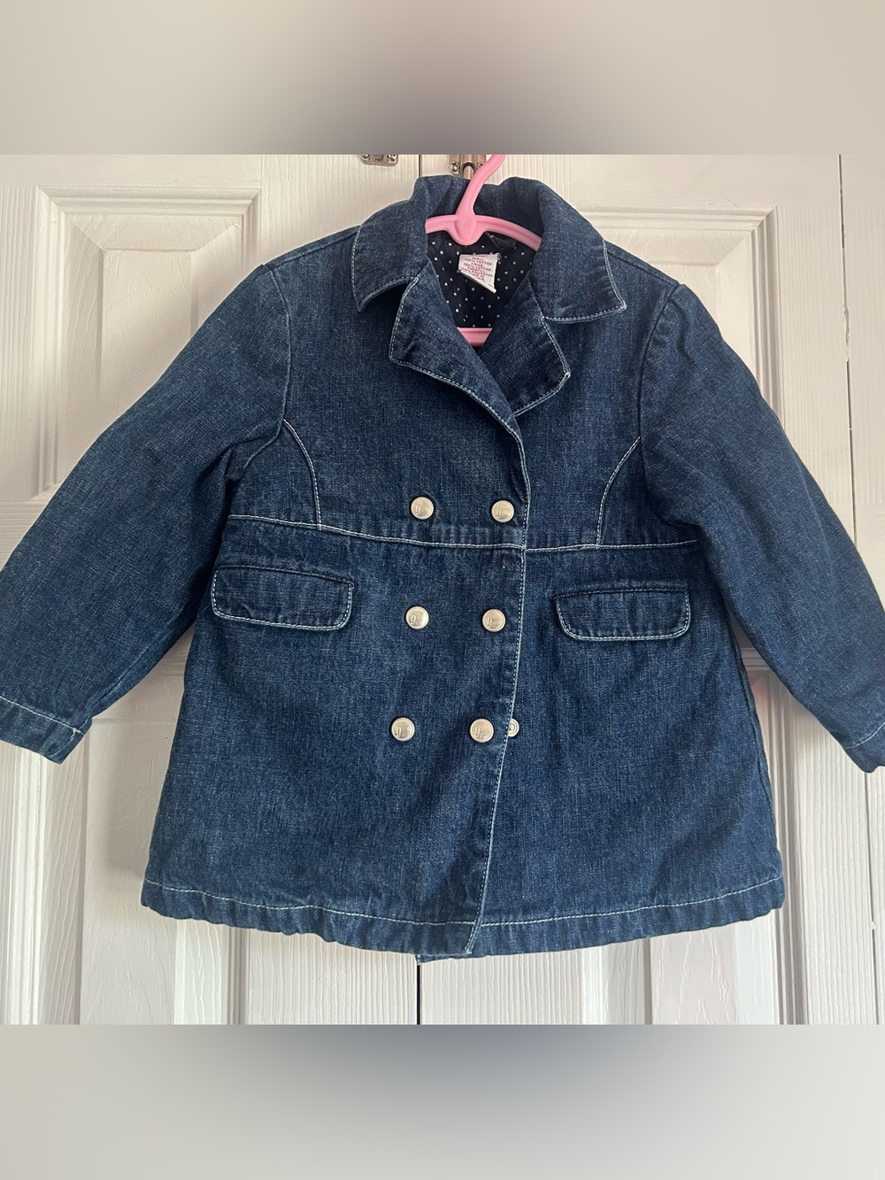 Adorable Vintage Gymboree denim pea coat size 3 years